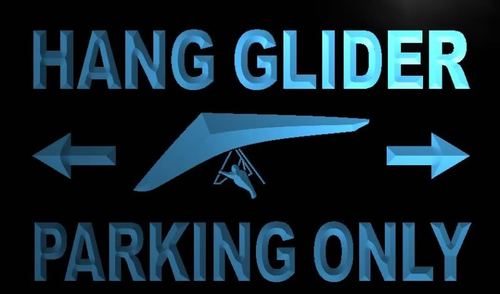 Hang Glider Parking Only Neon Light Sign